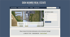 Desktop Screenshot of donmunrorealestate.com